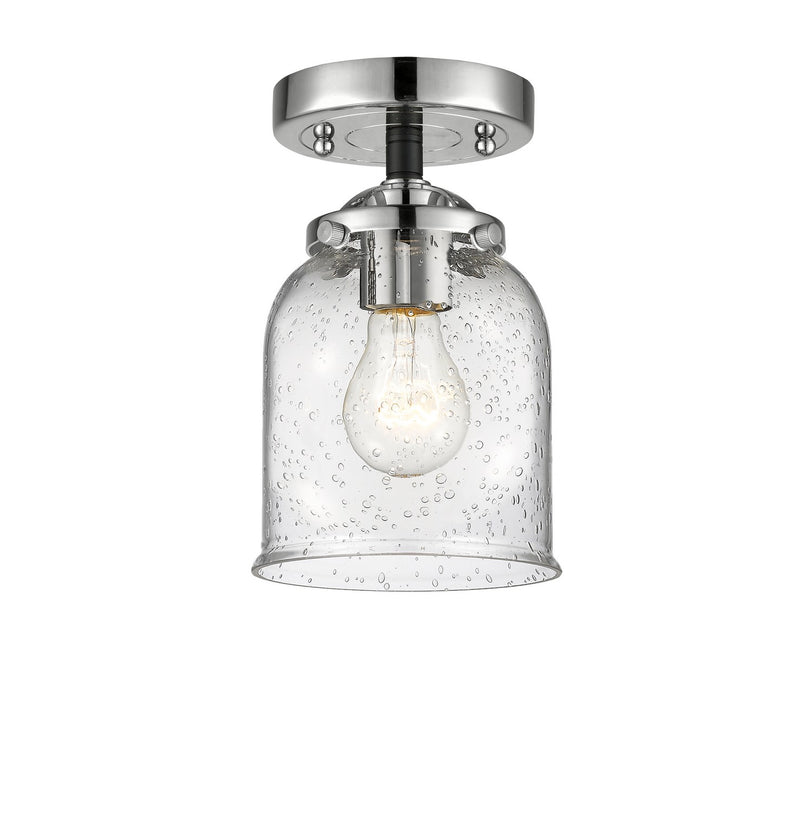 Innovations 284-1C-BPN-G54-LED LED Semi-Flush Mount, Black Polished Nickel