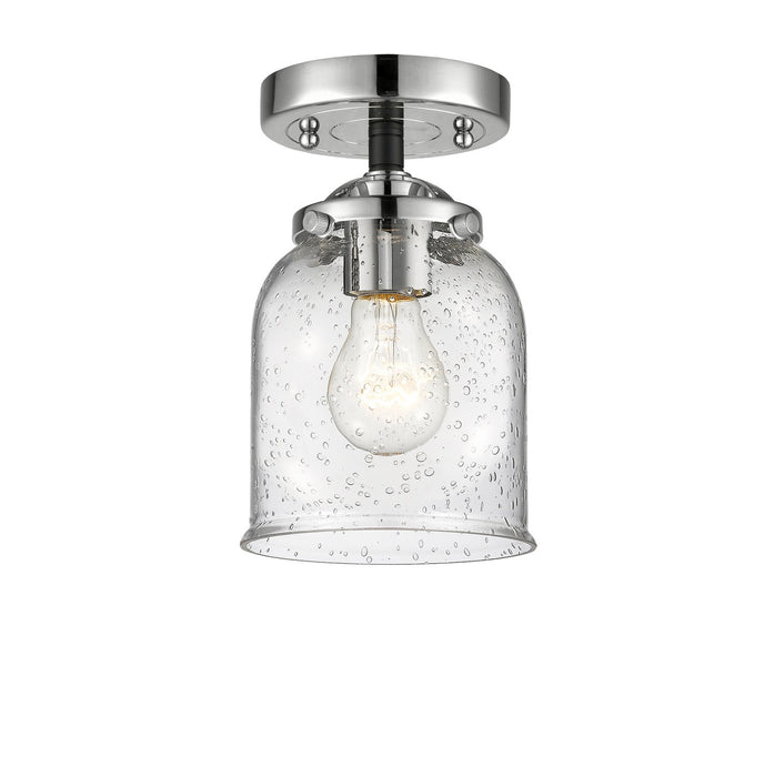 Innovations 284-1C-BPN-G54-LED LED Semi-Flush Mount, Black Polished Nickel