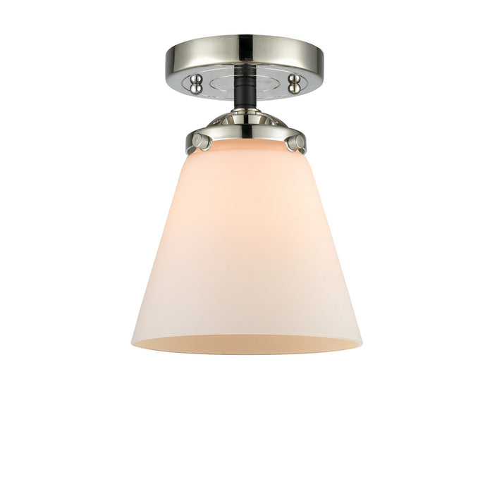 Innovations 284-1C-BPN-G61-LED LED Semi-Flush Mount, Black Polished Nickel
