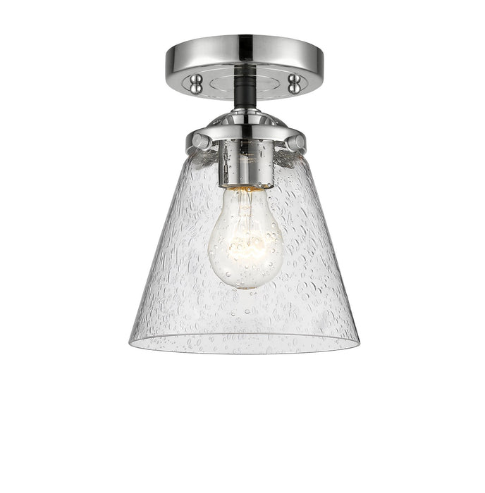 Innovations 284-1C-BPN-G64-LED LED Semi-Flush Mount, Black Polished Nickel