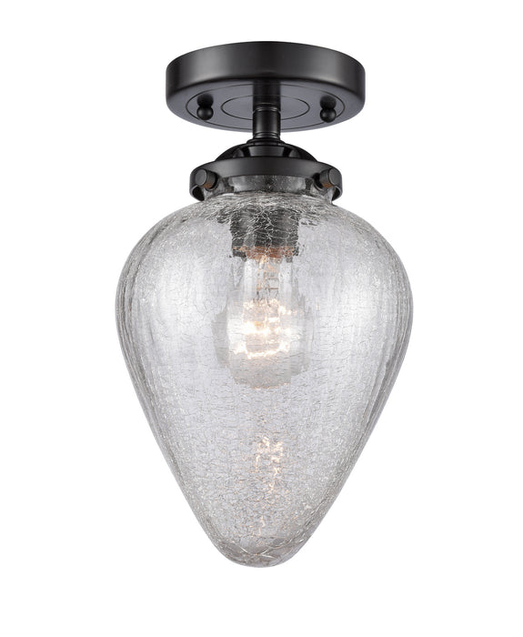 Innovations 284-1C-OB-G165 One Light Semi-Flush Mount, Oil Rubbed Bronze
