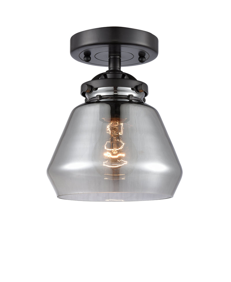 Innovations 284-1C-OB-G173 One Light Semi-Flush Mount, Oil Rubbed Bronze