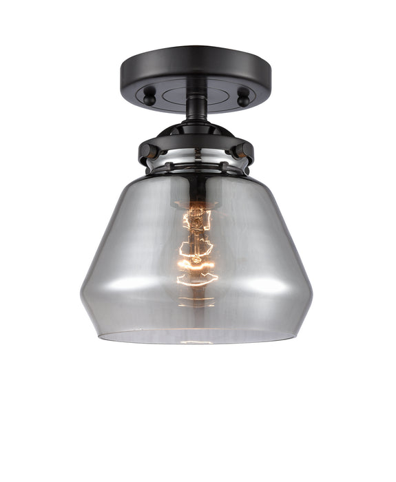 Innovations 284-1C-OB-G173 One Light Semi-Flush Mount, Oil Rubbed Bronze