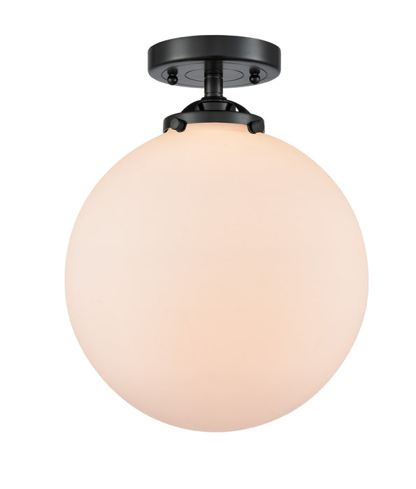 Innovations 284-1C-OB-G201-10-LED LED Semi-Flush Mount, Oil Rubbed Bronze