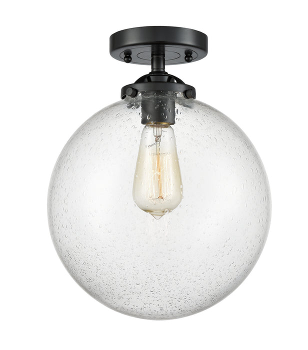 Innovations 284-1C-OB-G204-10 One Light Semi-Flush Mount, Oil Rubbed Bronze