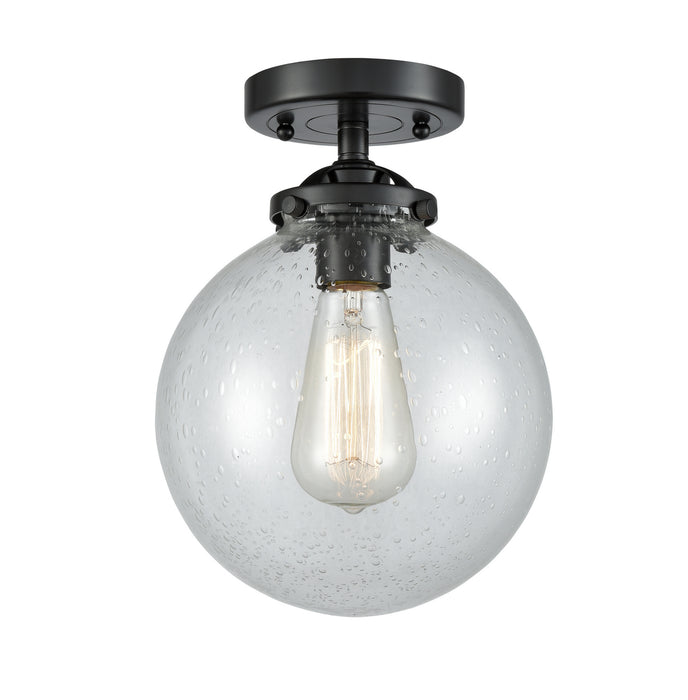 Innovations 284-1C-OB-G204-8 One Light Semi-Flush Mount, Oil Rubbed Bronze
