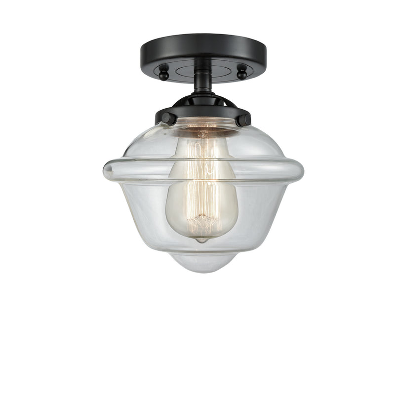 Innovations 284-1C-OB-G532 One Light Semi-Flush Mount, Oil Rubbed Bronze