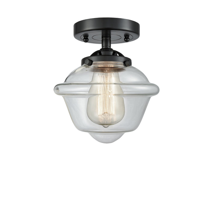 Innovations 284-1C-OB-G532 One Light Semi-Flush Mount, Oil Rubbed Bronze