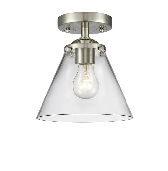 Innovations 284-1C-SN-G42-LED LED Semi-Flush Mount, Brushed Satin Nickel