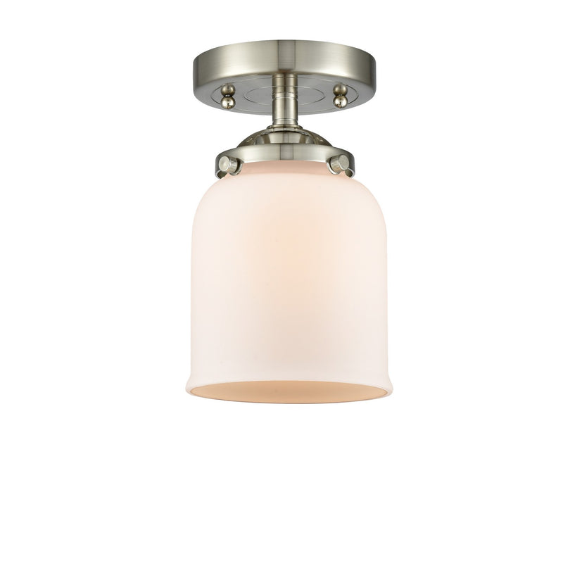Innovations 284-1C-SN-G51-LED LED Semi-Flush Mount, Brushed Satin Nickel
