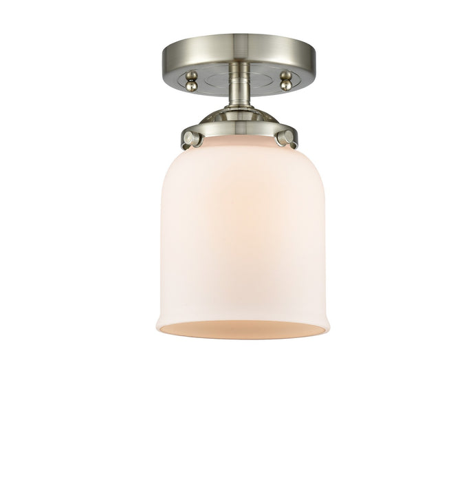 Innovations 284-1C-SN-G51-LED LED Semi-Flush Mount, Brushed Satin Nickel