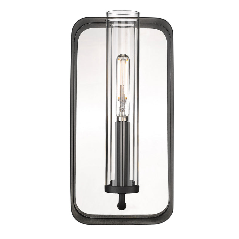 Golden 2090-WSC NB One Light Wall Sconce, Natural Black