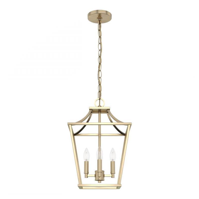 Hunter 19066 Four Light Pendant, Alturas Gold