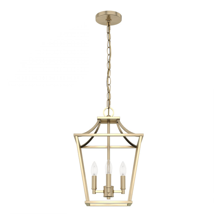 Hunter 19066 Four Light Pendant, Alturas Gold