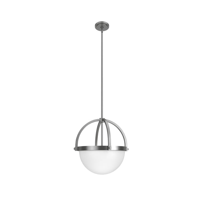 Hunter 19235 Three Light Pendant, Brushed Nickel