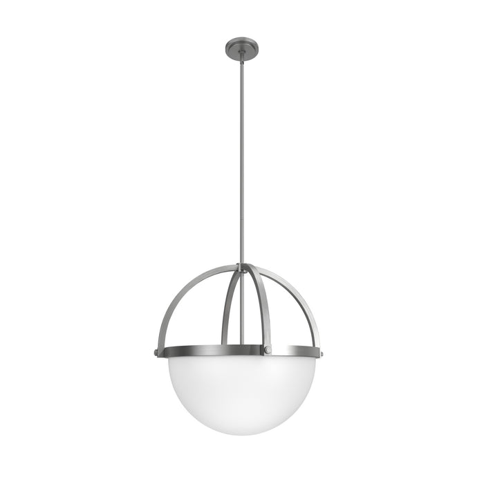 Hunter 19237 Four Light Pendant, Brushed Nickel