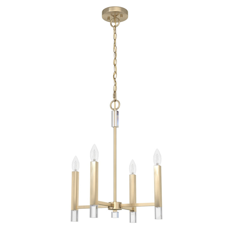 Hunter 19517 Four Light Pendant, Alturas Gold