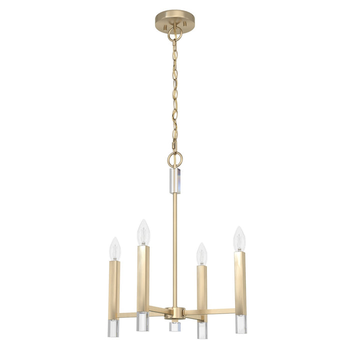 Hunter 19517 Four Light Pendant, Alturas Gold