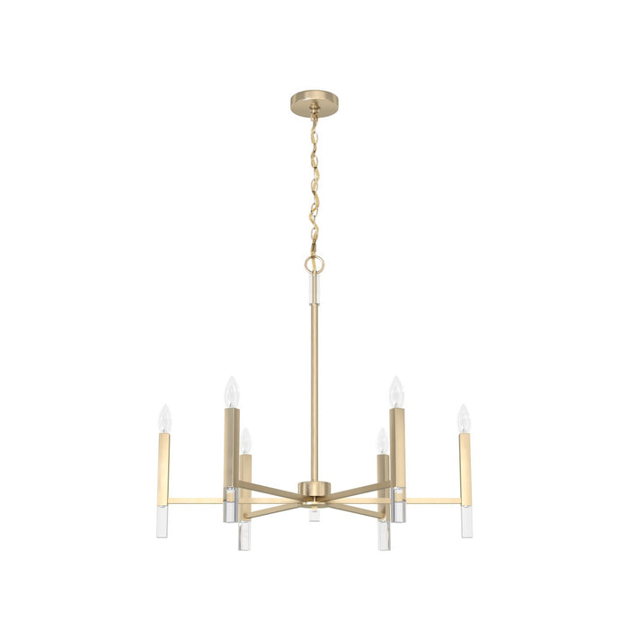 Hunter 19519 Six Light Chandelier, Alturas Gold