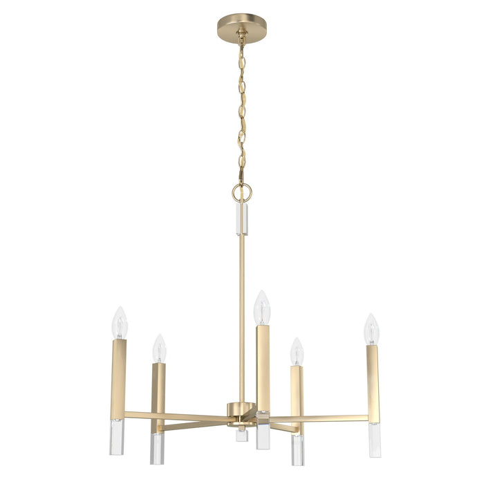 Hunter 19523 Five Light Chandelier, Alturas Gold