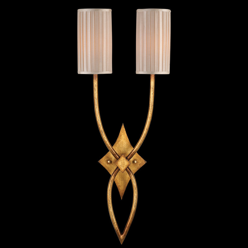 Fine Art 418850ST Two Light Wall Sconce, Gold