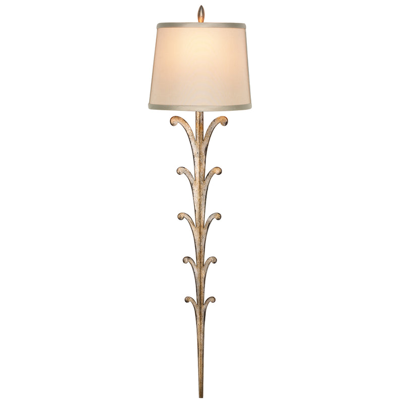 Fine Art 420650ST One Light Wall Sconce, Silver
