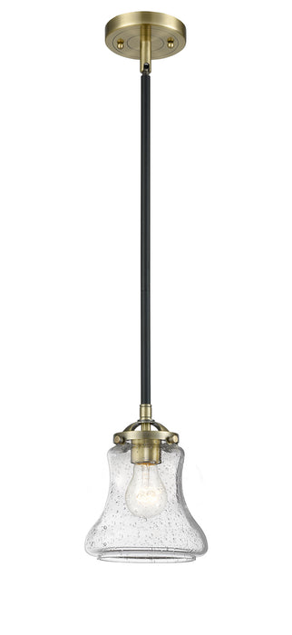Innovations 284-1S-BAB-G194 One Light Mini Pendant, Black Antique Brass