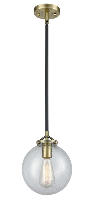 Innovations 284-1S-BAB-G204-8-LED LED Mini Pendant, Black Antique Brass