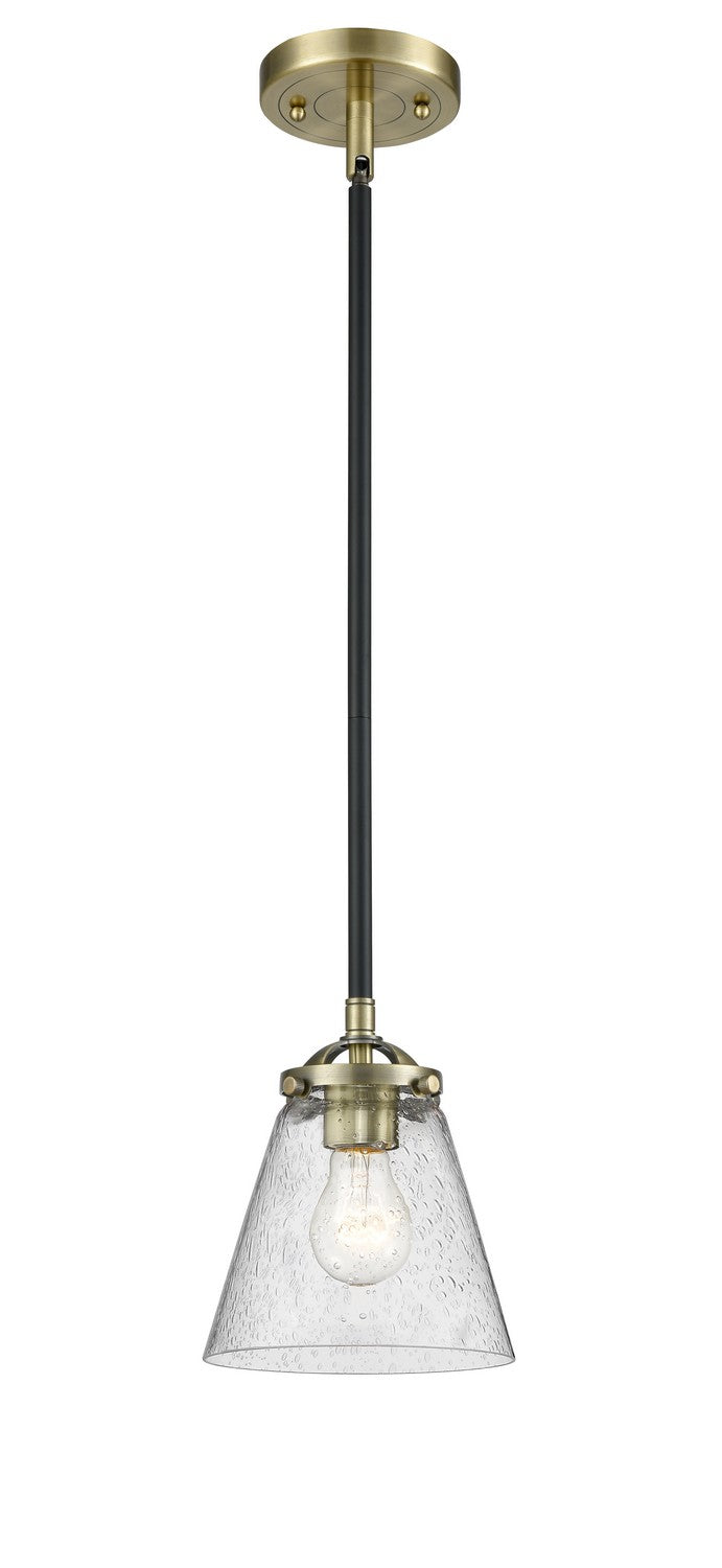 Innovations 284-1S-BAB-G64-LED LED Mini Pendant, Black Antique Brass