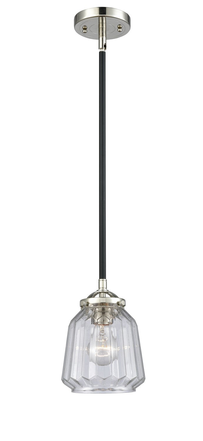 Innovations 284-1S-BPN-G142-LED LED Mini Pendant, Black Polished Nickel