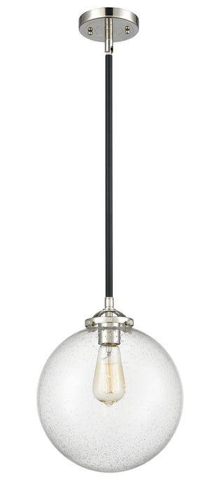 Innovations 284-1S-BPN-G204-10 One Light Mini Pendant, Black Polished Nickel
