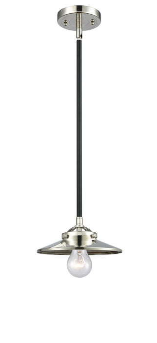 Innovations 284-1S-BPN-M1-PN One Light Mini Pendant, Black Polished Nickel