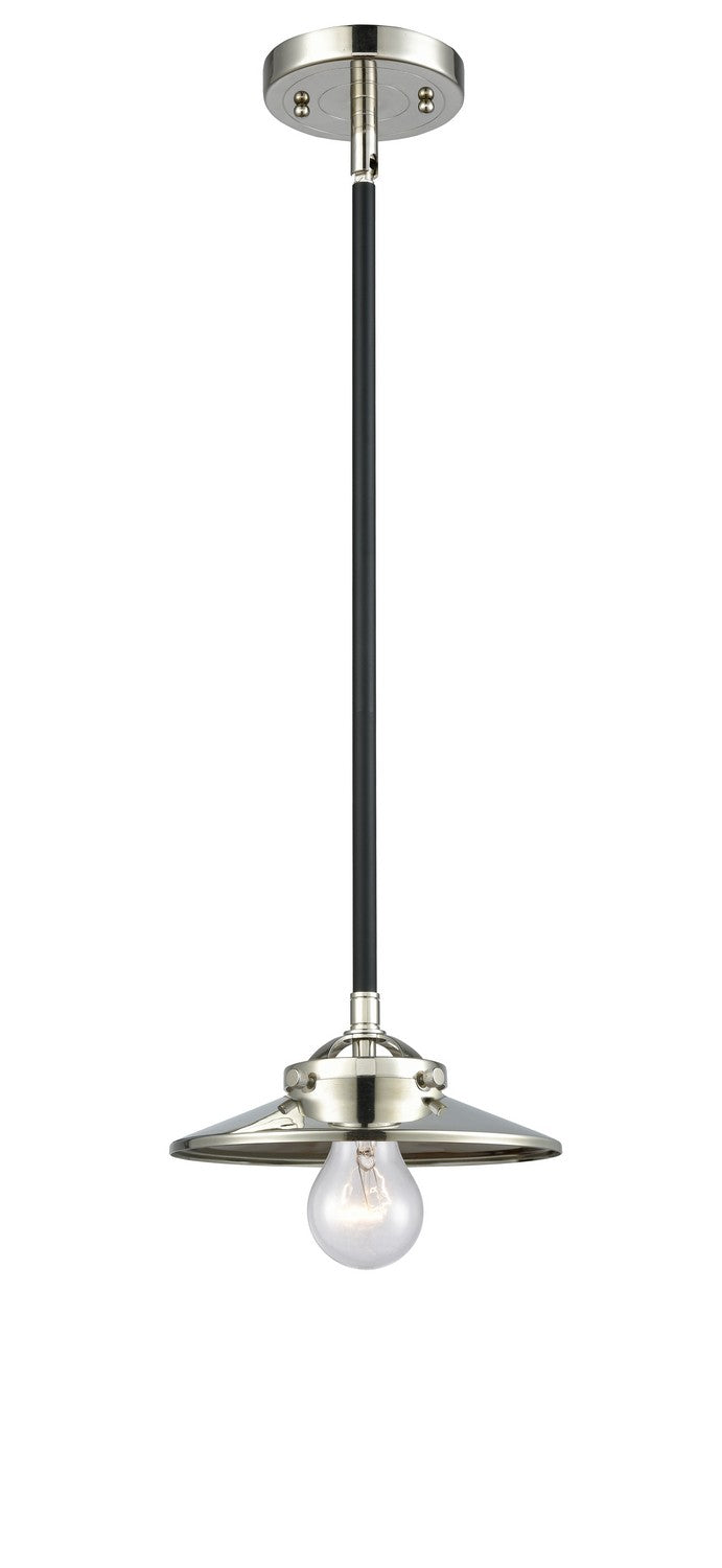 Innovations 284-1S-BPN-M1-PN-LED LED Mini Pendant, Black Polished Nickel