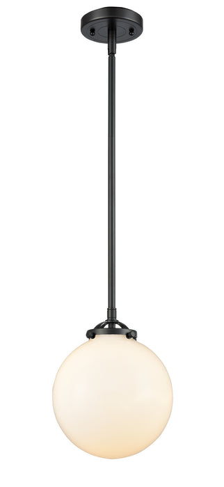 Innovations 284-1S-OB-G201-8 One Light Mini Pendant, Oil Rubbed Bronze