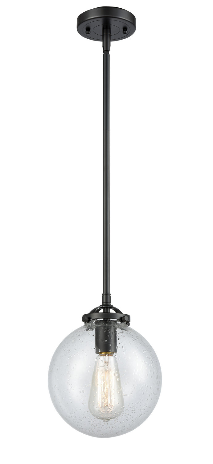 Innovations 284-1S-OB-G204-8 One Light Mini Pendant, Oil Rubbed Bronze