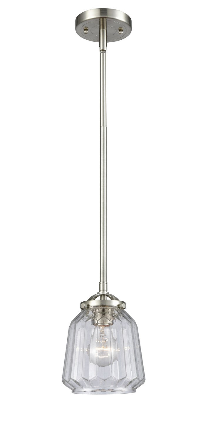 Innovations 284-1S-SN-G142-LED LED Mini Pendant, Brushed Satin Nickel