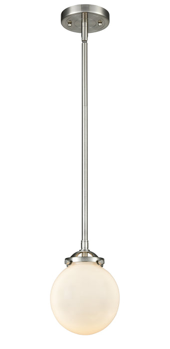 Innovations 284-1S-SN-G201-6 One Light Mini Pendant, Brushed Satin Nickel