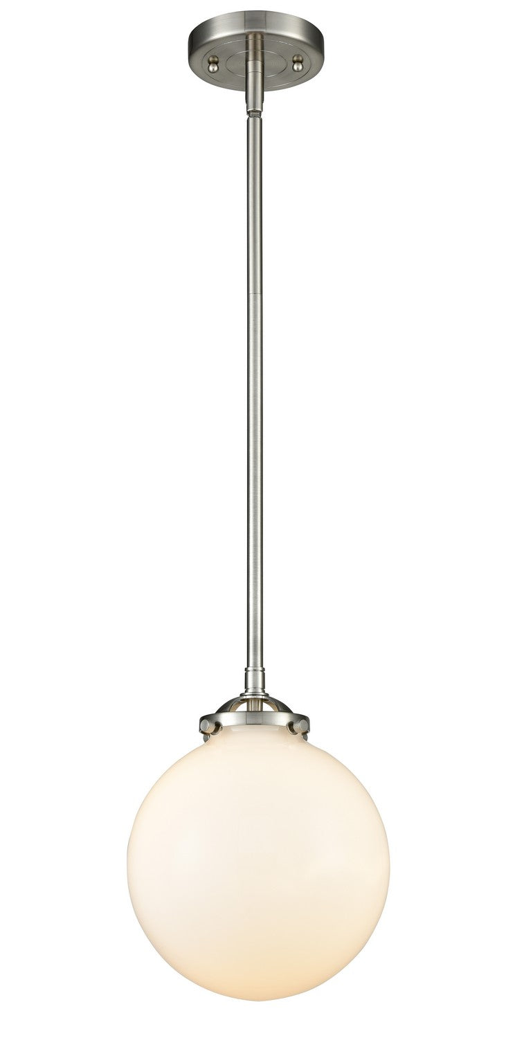 Innovations 284-1S-SN-G201-8-LED LED Mini Pendant, Brushed Satin Nickel
