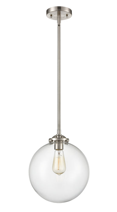 Innovations 284-1S-SN-G202-10 One Light Mini Pendant, Brushed Satin Nickel