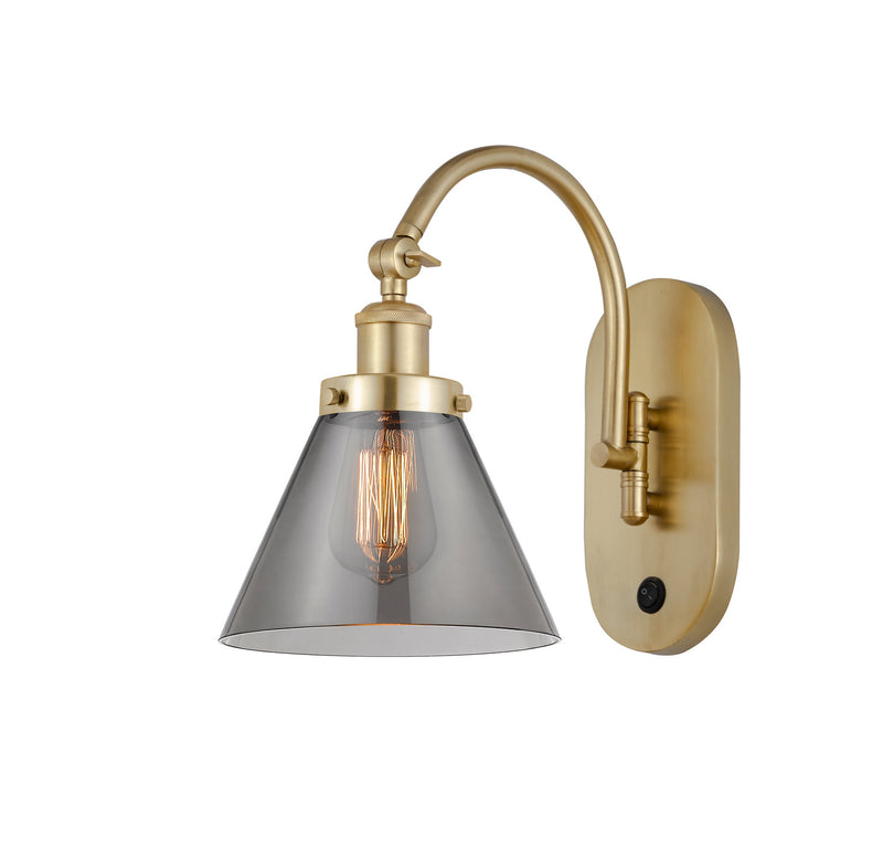 Innovations 918-1W-SG-G43-LED LED Wall Sconce, Satin Gold