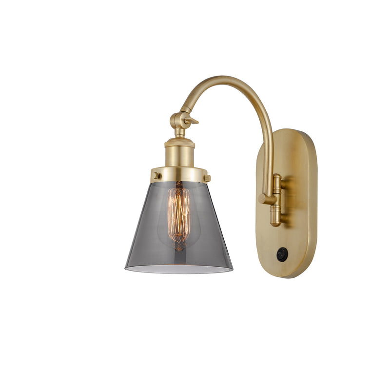 Innovations 918-1W-SG-G63 One Light Wall Sconce, Satin Gold