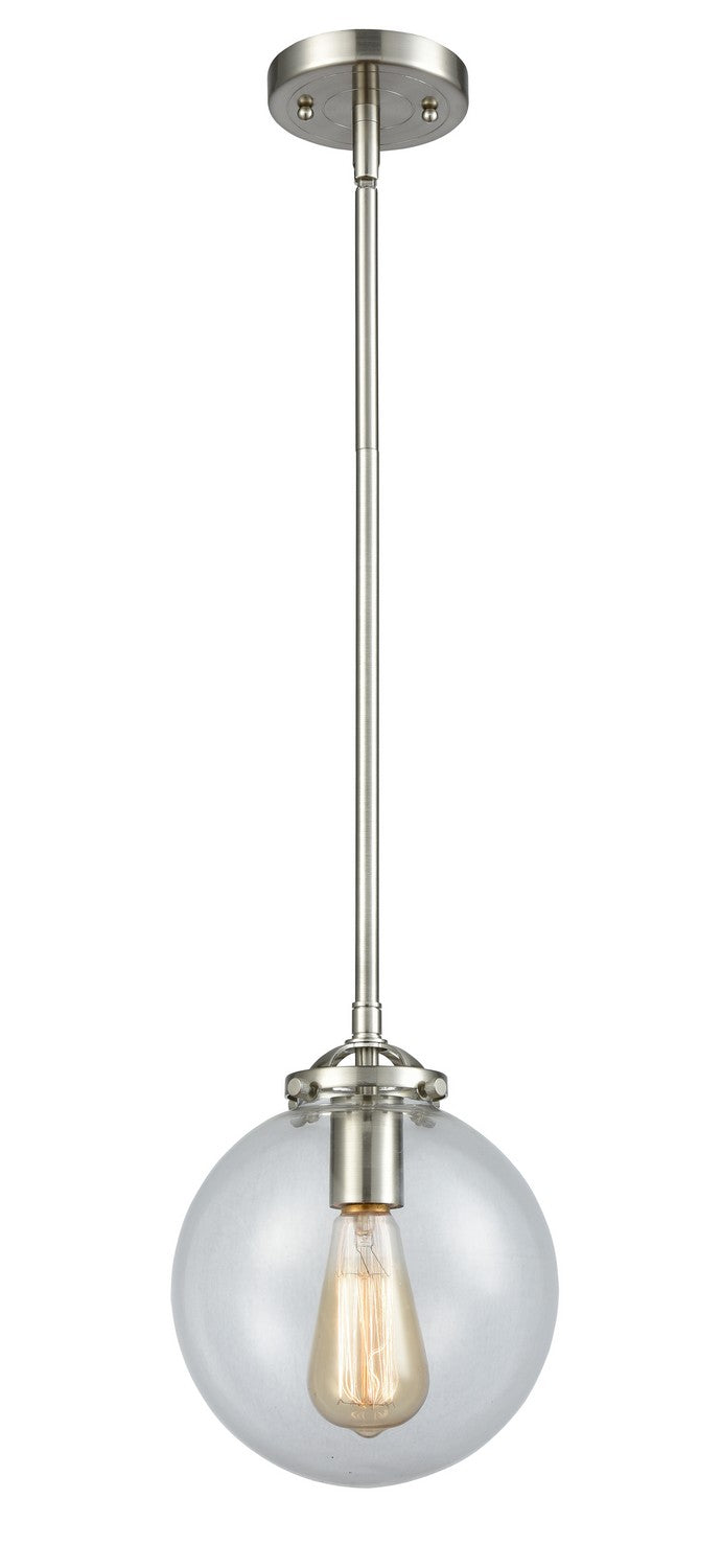 Innovations 284-1S-SN-G202-8-LED LED Mini Pendant, Brushed Satin Nickel