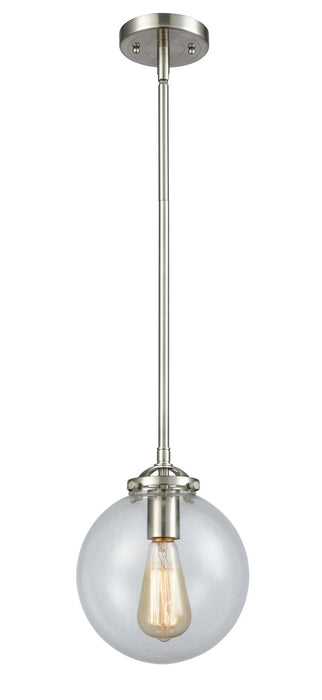 Innovations 284-1S-SN-G202-8-LED LED Mini Pendant, Brushed Satin Nickel