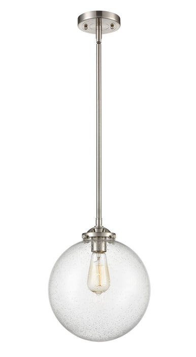 Innovations 284-1S-SN-G204-10 One Light Mini Pendant, Brushed Satin Nickel