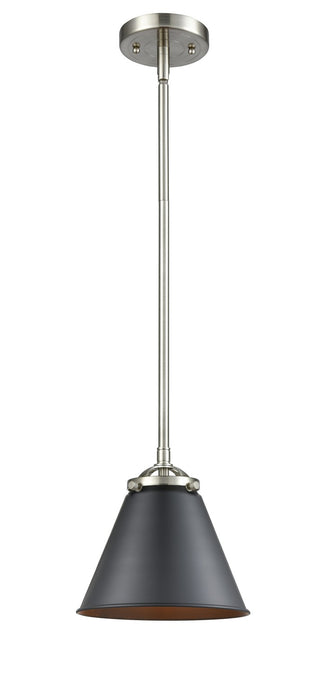 Innovations 284-1S-SN-M13-BK-LED LED Mini Pendant, Brushed Satin Nickel