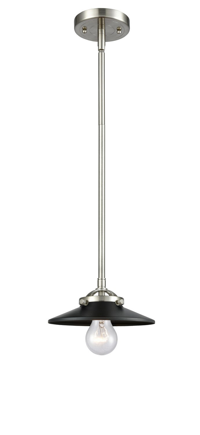 Innovations 284-1S-SN-M6-BK-LED LED Mini Pendant, Brushed Satin Nickel