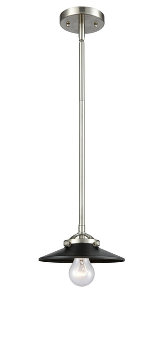 Innovations 284-1S-SN-M6-BK-LED LED Mini Pendant, Brushed Satin Nickel