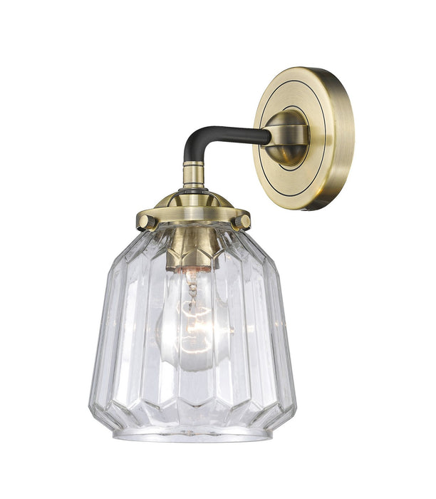 Innovations 284-1W-BAB-G142-LED LED Wall Sconce, Black Antique Brass