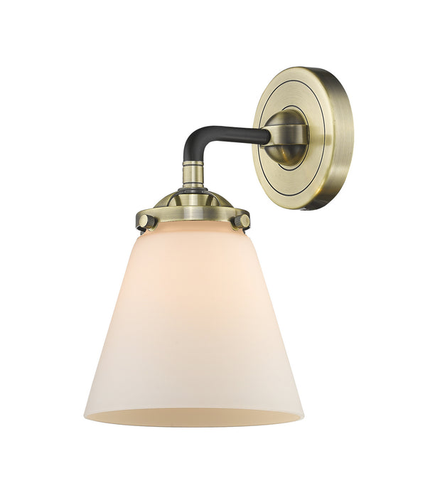 Innovations 284-1W-BAB-G61 One Light Wall Sconce, Black Antique Brass