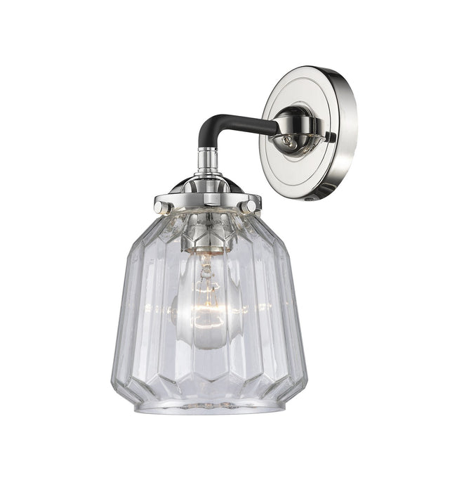 Innovations 284-1W-BPN-G142-LED LED Wall Sconce, Black Polished Nickel